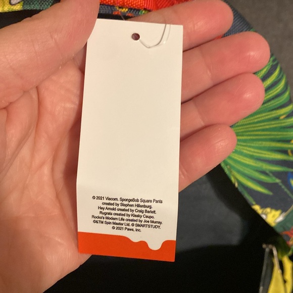 🆕SpongeBob SquarePants Backpack Nickelodeon Resorts Punta Cana 🍍 - Picture 11 of 16